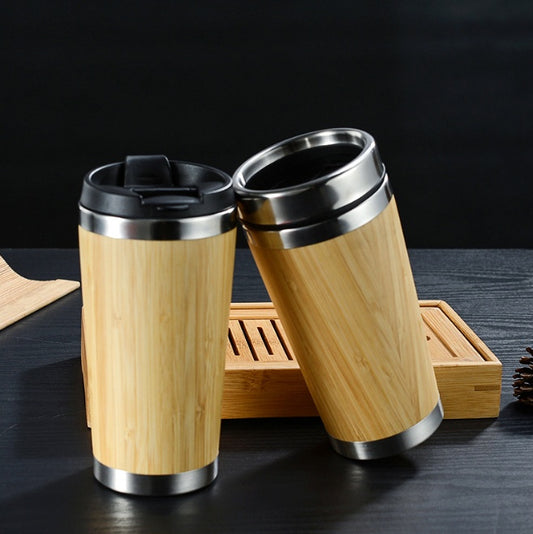 Eco-Friendly Bamboo Coffee Cup - Sal Basket