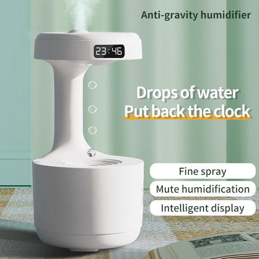 Aromatherapy Humidifier with Water Drop Backflow and Clock - Sal Basket