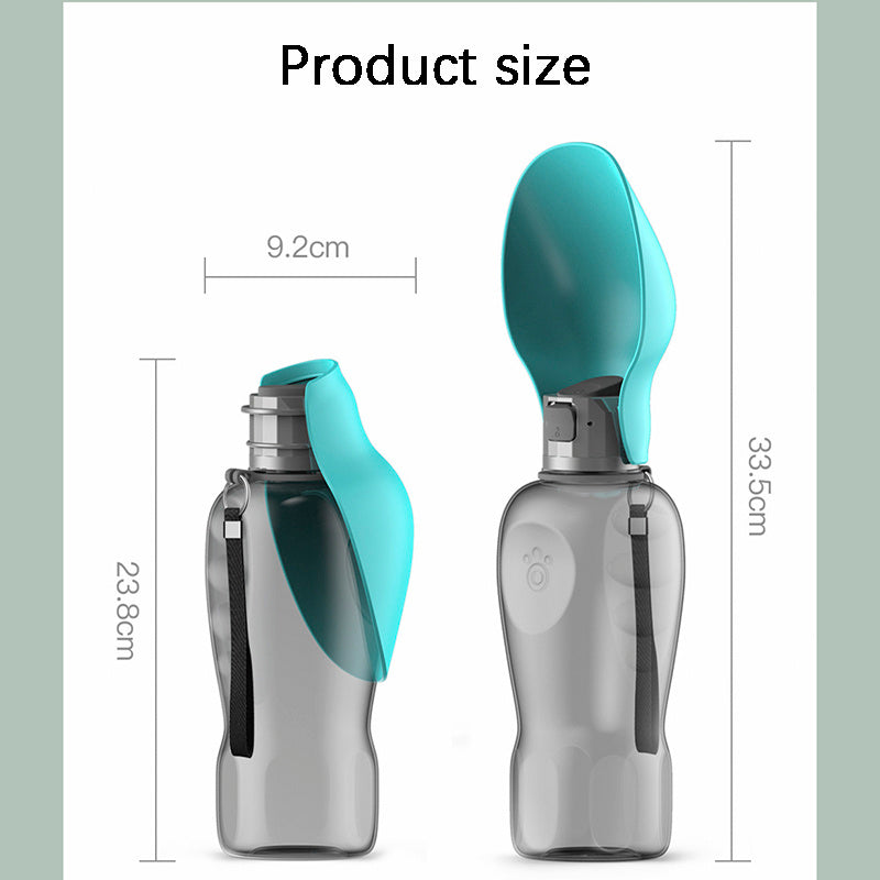 Leakproof Portable Dog Water Bottle: High-Capacity Hydration On the Go - Sal Basket