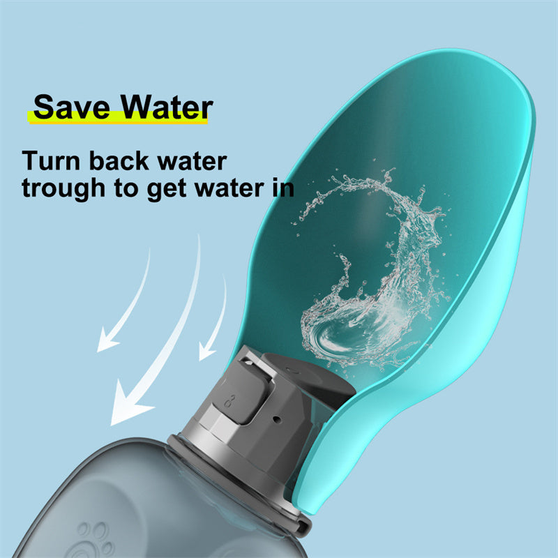 Leakproof Portable Dog Water Bottle: High-Capacity Hydration On the Go - Sal Basket