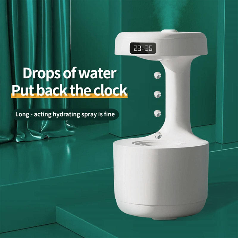 Aromatherapy Humidifier with Water Drop Backflow and Clock - Sal Basket